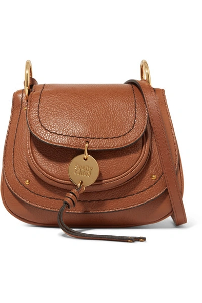 Shop See By Chloé Susie Small Textured-leather Shoulder Bag