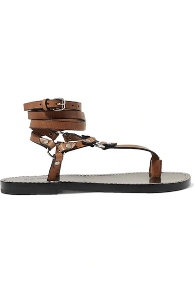 Shop Isabel Marant Joxxy Leather Sandals