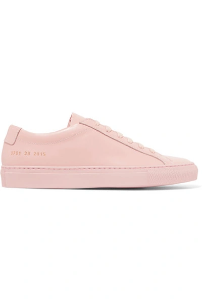 Common Projects Original Achilles Leather Sneakers In Pink | ModeSens