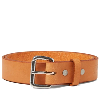 Shop Tanner Goods Standard Belt In Brown