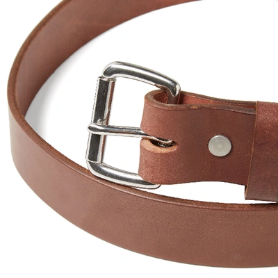 Shop Tanner Goods Standard Belt In Brown