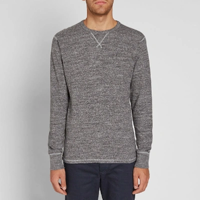 Shop National Athletic Goods Long Sleeve Gym Tee In Grey
