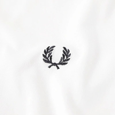 Shop Fred Perry New Classic Crew Neck Tee In White