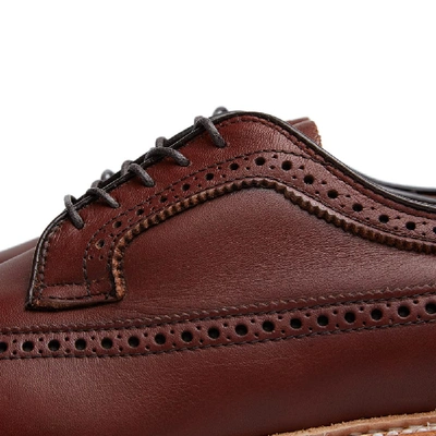 Shop Alden Shoe Company Alden Long Wing Blucher In Brown