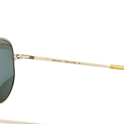 Shop Randolph Engineering Concorde Sunglasses In Gold