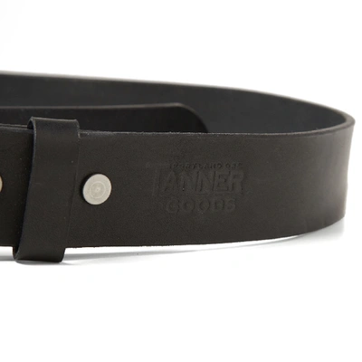 Shop Tanner Goods Standard Belt In Black