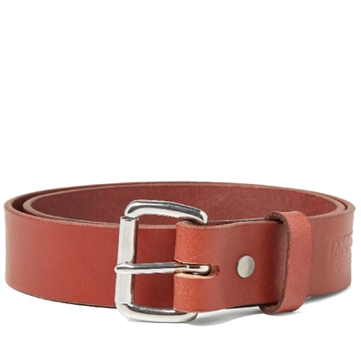 Shop Tanner Goods Standard Belt In Brown