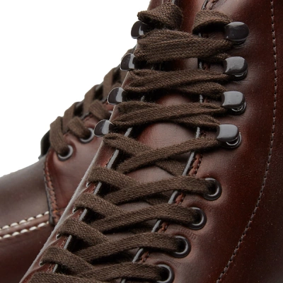 Shop Alden Shoe Company Alden Indy Boot In Brown