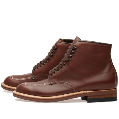 Shop Alden Shoe Company Alden Indy Boot In Brown