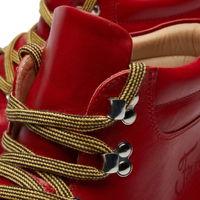 Shop Fracap M120 Natural Vibram Sole Scarponcino Boot In Red