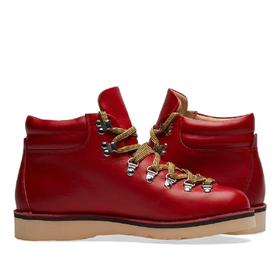 Shop Fracap M120 Natural Vibram Sole Scarponcino Boot In Red
