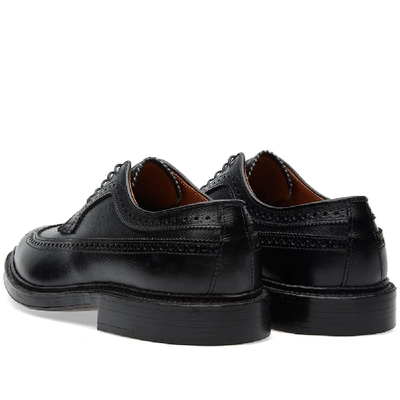 Shop Alden Shoe Company Alden Long Wing Blucher In Black