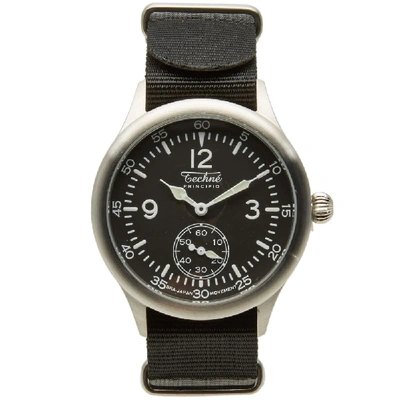 Shop Techné Instruments 246 Merlin Watch In Black