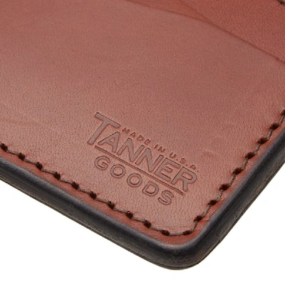 Shop Tanner Goods Journeyman Wallet In Brown