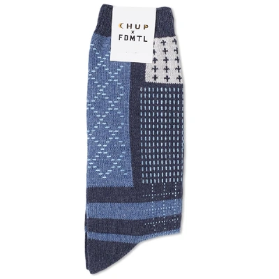 Shop Chup By Glen Clyde Company Chup X Fdmtl Sock In Blue
