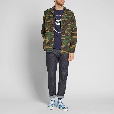 Shop A Bathing Ape Mr. Bathing Ape Tee In Blue