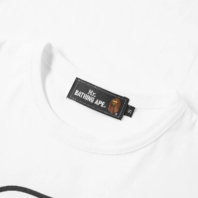 Shop A Bathing Ape Mr. Bathing Ape Tee In White