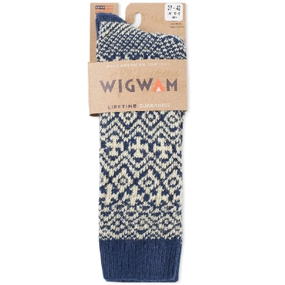 Shop Wigwam Rorvik Sock In Blue
