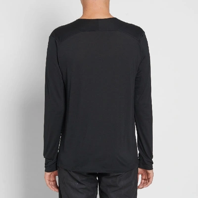 Shop Arc'teryx Veilance Long Sleeve Frame Tee In Black