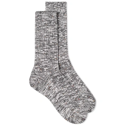 Shop Homespun Melange Nep Sock In Grey