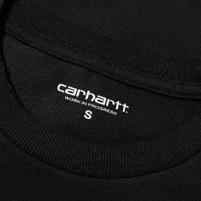 Shop Carhartt X Slam Jam Long Sleeve Minute Man Tee In Black