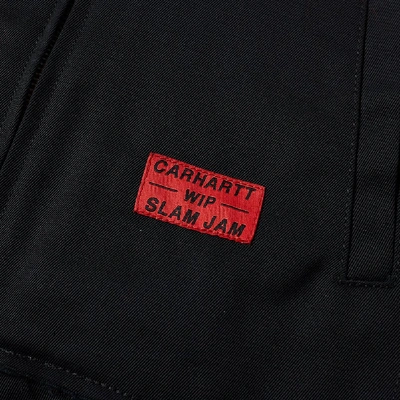 Shop Carhartt X Slam Jam Minute Man Jacket In Black