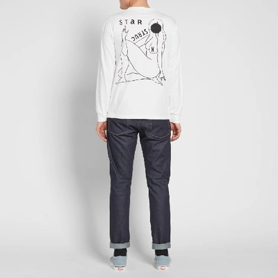 Shop By Parra Long Sleeve Star Struck Tee In White