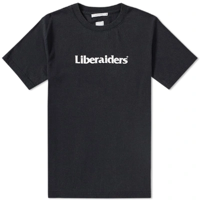 Shop Liberaiders Logo Tee In Black