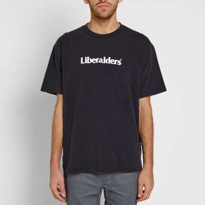 Shop Liberaiders Logo Tee In Black