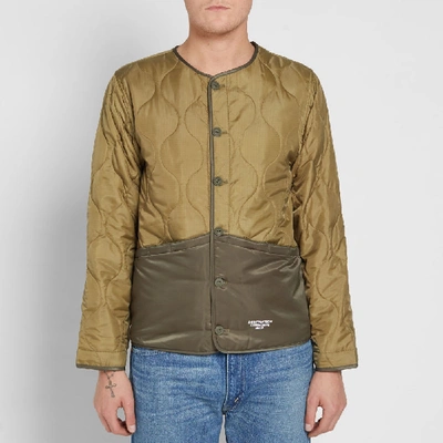 Shop Liberaiders Coup Quilted Liner Jacket In Green