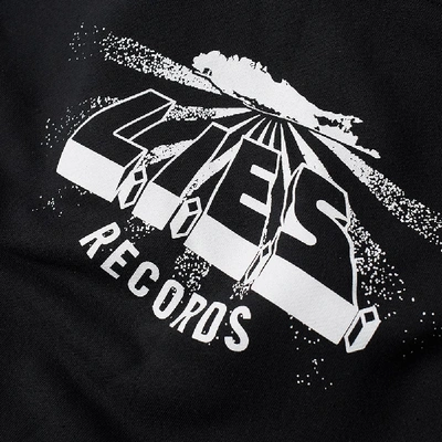 Shop L.i.e.s. Records Logo Hoody In Black