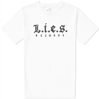 Shop L.i.e.s. Records Digital Hardcore Tee In White