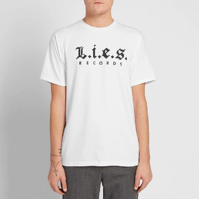 Shop L.i.e.s. Records Digital Hardcore Tee In White