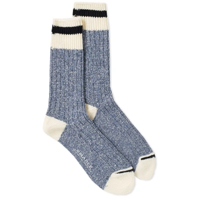 Shop Maple Heritage Sock In Blue