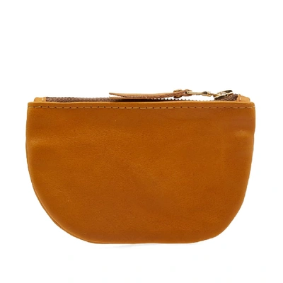 Shop Maple Leather Zip Pouch In Brown