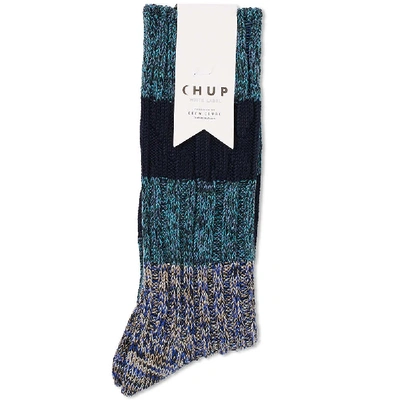 Shop Chup By Glen Clyde Company Chup White Label Stratum Sock In Multi