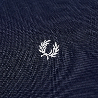 Shop Fred Perry Tipped Bomber Track Jacket In Blue