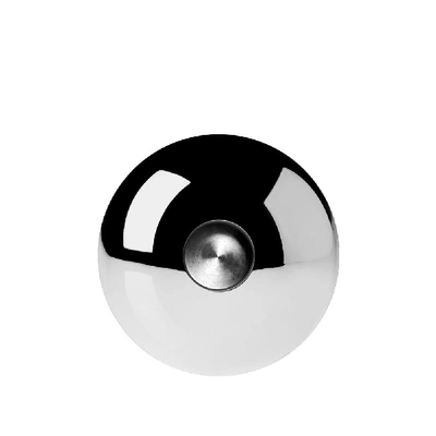 Shop Minimalux Aluminium Spherical Candle Holder In Silver