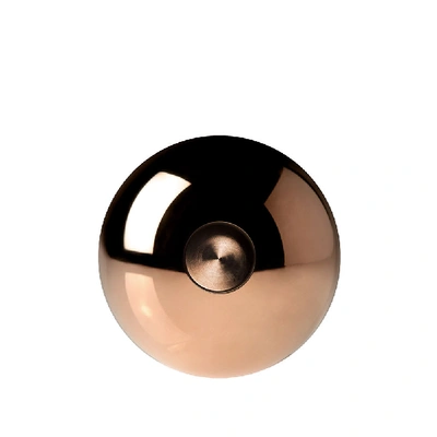 Shop Minimalux Copper Spherical Candle Holder In Gold