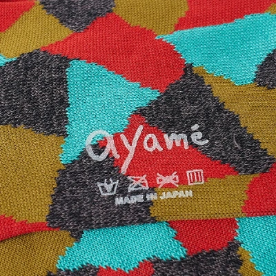 Shop Ayame Socks Terracotta Sock In Multi
