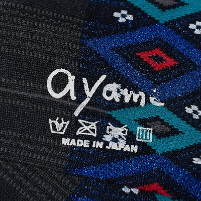 Shop Ayame Socks Stained Glass Sock In Black