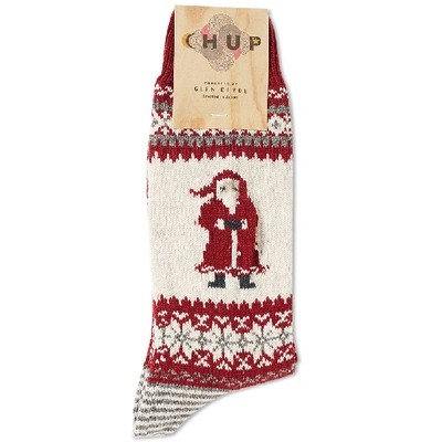 Shop Chup By Glen Clyde Company Chup Santa Sock In Red