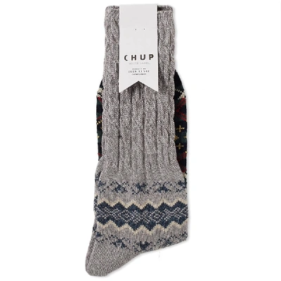 Shop Chup By Glen Clyde Company Chup Winter Garden Sock In Grey