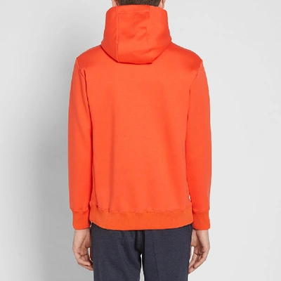 Shop Edifice Double Knit Hoody In Orange