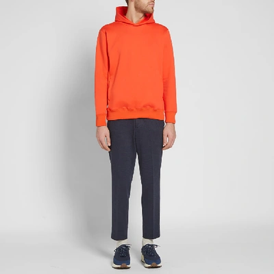 Shop Edifice Double Knit Hoody In Orange