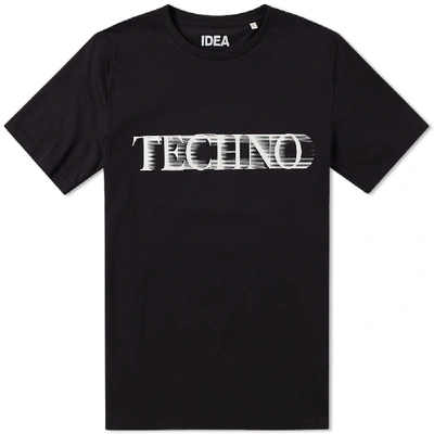 Shop Idea Techno Motion Tee In Black