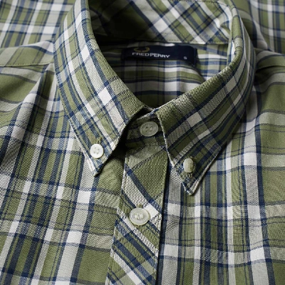 Fred Perry Bold Check Shirt In Green | ModeSens