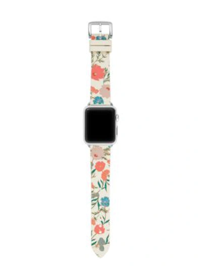 Shop Kate Spade Silicone Apple Watch&reg; Strap In White