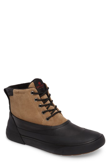 sperry cutwater deck boot black