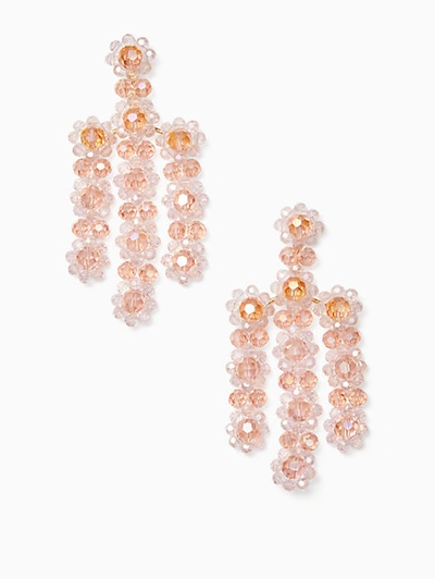 Shop Kate Spade The Bead Goes On Statement Earrings In Blush